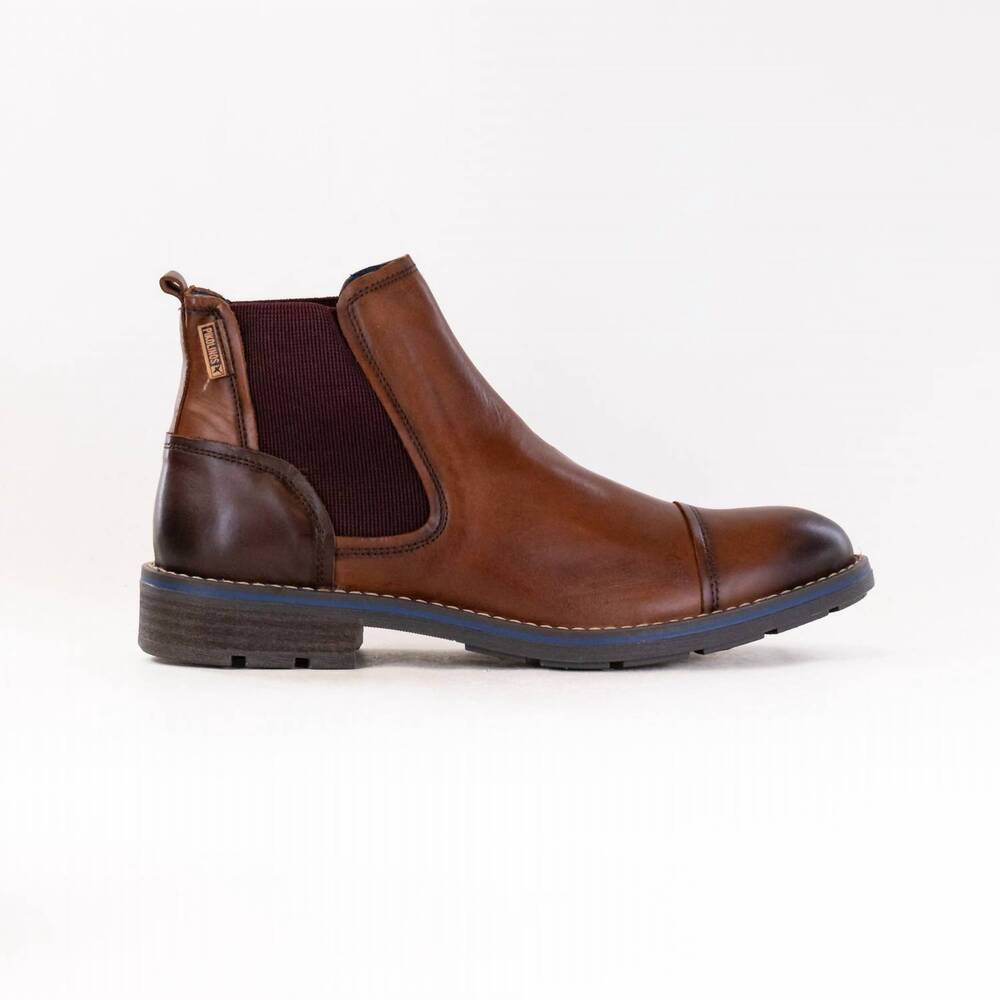 NEW PIKOLINOS men's york chelsea boots in cuero leather